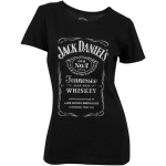 Jack Daniels etiketės logotipas moteri&scaron;ki mar&scaron;kinėliai S