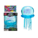 (Mėlyna) NeeDoh Medūza Jelly Squish Streso Žaislas Fidget Sensory Suspaudžiamas Mink&scaron;tas Žaislas