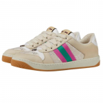 Gucci Screener kolekcija GG emalio sendintas moteri&scaron;kas dydis laisvalaikio rožinis/žalias 577684 2C830 9150 34.5