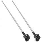 2 vnt. Motociklo vėliavėlės stulpas Universalus teleskopinis kalnų dviračio vėliavėlės stulpas Lauko dviračių sportas Motociklo bagažinės vėliavėlės laikiklis