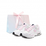 Nike Air Max Fusion amortizuojantys, atsparūs dilimui, žemi, su oro pagalvele bėgimo bateliai moteri&scaron;ki, rožiniai CJ1671-100(Team403-BOX) 35.5
