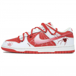 Nike Dunk Voratinklio Antspaudas Neslystantis Atsparus Dilimui Žemi Kateboardo Batai Vyri&scaron;ki Balti Raudoni DD1391-600(Komanda545-) 42