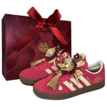 Adidas Vl Court Classic Pilni džiaugsmingo, atsparaus dilimui žemakulnio stiliaus riedlenčių batų Unisex Raudonos Auksinės KK3774(team488-) 41⅓ black