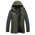 Vyri&scaron;ka vandeniui atspari striukė su gobtuvu Žieminė alpinizmo sniego &scaron;ilta striukė Softshell striukė su gobtuvu Sutir&scaron;tinta striukė XL