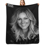 Helene Fischer Mesti pledas &Scaron;iltas mesti pledas Dovana metinėms Size: 130*170cm, Weight: 280 GSM gray