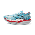 Li Ning Feidian 6 ELITE amortizuojantys neslystantys atsparūs dilimui kvėpuojantys žemi bėgimo bateliai su anglies plok&scaron;te ARMW001-31 40 balta