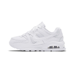 Nike Air Max Command Fle Oro Pagalvė Amortizacija Atsparus Dilimui Praleidžiantis Orui Žemi Bėgimo Batai Balti (Unisex) Laisvalaikio batai vaikams 844347 101 29.5 white