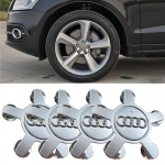4 vnt. 60MM 61MM 68MM 69MM 4B0601170 Automobilio stiliaus ratų centriniai dangteliai Stebulių dangteliai Audi A3 A4 A5 A6 A7 A8 S4 S6 TT priedams