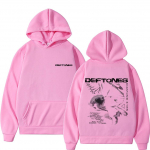 Deftones Diamond Eyes Albumo Grafinis Džemperis Su Gobtuvu Vyrams Moterims Retro Gotikinis Roko Gatvės Drabužiai Vyri&scaron;kas Laisvalaikio Vilnos Medvilninis Per dydį Džemperiai Su Gobtuvu S pink