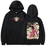 Anime Jojo keisti nuotykiai Hoodies Giorno Giovanna Manga Grafiniai megztiniai Vyrams Moterims Drabužiai Ilgomis rankovėmis Vilnos Puloveriai XXXL black