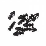 10 vnt durelių tarpiklio slenksčio sandarinimo apdailos tvirtinimo spaustukas, skirtas Ford Mondeo MK2 MK3 MK4 1