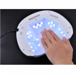 48W UV LED nagų lempos Nagų džiovintuvas Kietėjimas su apatiniu i&scaron;maniuoju jutikliu 10S 30S 60S laikmatis