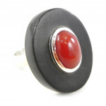 Bague Argent 'Amazonia' Bois
