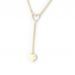 Les Tr&eacute;sors De Lily [D6846] - Collier Plaqu&eacute;-Or 'Romance'