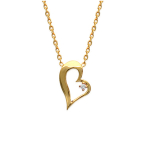 Les Tr&eacute;sors De Lily [G1224] - Collier Plaqu&eacute;-Or 'Love' blanc dor&eacute; - 17x13 mm