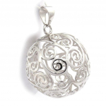 Les Tr&eacute;sors De Lily [K0155] - Pendentif Argent 'Carmen'