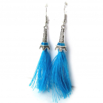 Les Tr&eacute;sors De Lily [N1666] - Boucles Cr&eacute;ateur 'Tour Eiffel' bleu