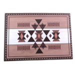 Les Tr&eacute;sors De Lily [P9412] - Coffret &agrave; Bijoux 'Boho' marron - 16x11. 5x6. 5 cm ruda