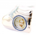 Les Tr&eacute;sors De Lily [M6448] - Cadre Photo 'Mon Ange' chausson bleu mėlyna