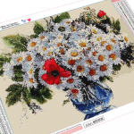 HUACAN viso kvadratinio apvalaus grąžto deimantinio dažymo rinkinys Dovanų maža margutė, &bdquo;pasidaryk pats&ldquo; kryžminio dygsnio namų dekoras Full square 25*30 cm