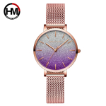 Moterys žiūri japoni&scaron;ko kvarco auk&scaron;čiausios kokybės prekės ženklo Luxury Waterproof Simple Casual juostą &bdquo;Female&ldquo;.
