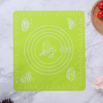 26 * 29 cm silikoninis nepridegantis kilimėlis, kočiojamas te&scaron;los pamu&scaron;alas te&scaron;los pyrago kepiniams 26*29cm žalia