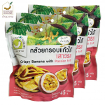 Tamarind House tra&scaron;kus bananas su pasifloru 45 g. x 1/3 vnt - Tailandieti&scaron;kas vaisių užkandis 45 g. x 3 pcs
