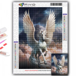 5D &bdquo;pasidaryk pats&ldquo; gyvūnų pegaso kryžminio dygsnio cirkonio deimantų pie&scaron;inys siuvinėjimas mozaikos namų dekoras Full Round 20X30CM