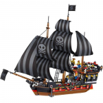 QL1801 statybiniai blokai piratų serijos &bdquo;Corsair Adventure&ldquo; vaikų galvosūkiai, surinkti žaislai