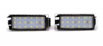Lampy rejestracji LED 2szt kompatybilne z Nissan, Renault, Mercedes, Fiat, Off-Road, 2 szt
