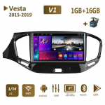 Skirta LADA Vesta Cross Sport 2015 - 2023 Automobilių radijas Carplay Multimedia Video Player Navigacijos stereo GPS Android 2 din 2+32GB 1+16GB