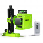 Žalias 12 eilučių lazerinis lygis su 5200 mAh įkraunamu baterijos moduliu (GF120) - Tikslus 3D modelio savaiminis niveliavimas horizontaliems ir vertikaliems matavimams