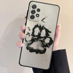 &Scaron;unys yra merginos geriausi draugai &Scaron;uns letenos dėklas, skirtas Samsung Galaxy A23 A33 A13 A21s A71 A31 A51 A53 A32 A52 A72 A22 juodas mink&scaron;tas dangtelis Samsung A11