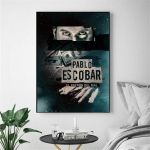 Pablo Escobar Kolumbija Klasikinio sienų meno drobės tapybos plakatas namų dekoravimui Plakatai ir spaudiniai Neįrėminti dekoratyvinės nuotraukos 70cm&times;120cm NoFrame
