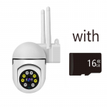 5 GHz ir 2,4 GHz WiFi stebėjimo tikroji 300 W 3 MP apsaugos kamera 8 &scaron;viesos diodų 4x skaitmeninis priartinimas automatinis žmogaus sekimas belaidė IP kamera visos spalvos ES vaizdo stebėjimo kamera EU Plug+16G Card