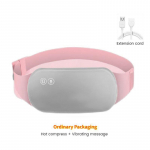 Menstruacinis kaitinimo padas &Scaron;iltas pilvas, kar&scaron;tas juosmens diržas, mal&scaron;inantis menstruacinį skausmą Kar&scaron;tas kompresinis masažuoklis moteriai, merginai, pilvo nugaros &scaron;ildymui 【2】 pilka