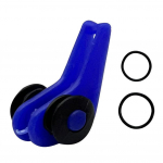 Plastikinė jaukų kabykla, taupanti laiką 10 vnt./mai&scaron;elis Patogus mėlyna