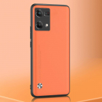 Prabangus PU odinis dėklas, skirtas OPPO Reno 7 4G 7 8 Pro Plus 5G dangteliu, apsaugančiu nuo silikono telefono dėklas, skirtas OPPO Reno 7 8 Lite 7Z F21 Pro Reno 7 4G oranžinė