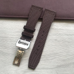 21 mm 22 mm juoda mėlyna žalia ruda nailono audinio natūralios odos laikrodžio apyrankė, skirta IWC Big Pilot Mark 18 TOP GUN laikrodžio dirželio apyrankė 22mm