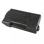 Skirta Volkswagen VW T-ROC Troc 2017 2018 Automobilio variklio akumuliatoriaus apsauginis dangtelis teigiamas neigiamas dulkėms atsparus dangtelis, atsparus rūdijimui