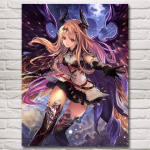 medžio masyvo rėmas 1 Skydas Angelas ir Velnias Karo deivė Plakatai Animacija Tapyba Namų dekoravimas Nuotraukos Svetainės meno kūriniai &Scaron;iuolaikinis plakatas 15*20cm(with frame)