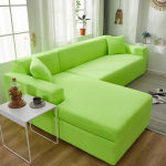 Paprasti kampiniai sofos užvalkalai svetainei Elastinis spandex sofos užvalkalas tamprus užvalkalas L formos sofa Reikia pirkti 2 vnt. XLarge(235-300cm)1pc