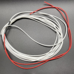 24 V i&scaron; anksto sumontuotas &scaron;ildymo laido izoliacinės plok&scaron;tės tatami elektrinis silicio gumos &scaron;ildymo kabelis su prijungtu 40 cm elektros laidu 2m-20w