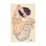 Egon Schiele Kūno spalvos apibrėžimas Eskizas Figūrinis plakatas Namų dekoras Menas Drobė Tapyba Modulinės sienos nuotraukos gyvenamajam kambariui 20x30cm