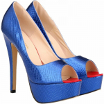 Unisex vyri&scaron;ki Hot Drag Queen Seksualūs stiletai krokodilo ra&scaron;to odiniai pompos Peep Toe sandalai Platforminiai auk&scaron;takulniai batai SM Gay Newhalf 43
