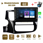 8 colių Android automobilio radijo daugialypės terpės vaizdo grotuvas, skirtas Mitsubishi Outlander 2012-2018 su mygtuko rankenėle WiFi BT 2 Din 1+32GB