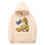 KORN PROBLEMS ROCK BAND NAUJAS JUODAS Gatvės drabužiai Unisex Alternatyvūs Metalai Džemperis su gobtuvu Unisex Moterims Vintažiniai Dideli Džemperiai Unisex Džemperis XL beige