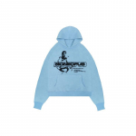 Vyri&scaron;ki Y2K gotikiniai grafiniai gobtuvai Moteri&scaron;ki Harajuku Hip hop Punk Laisvi Oversized Megztinis Megztinis Unisex Drabužiai Gatvės drabužiai S mėlyna