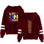 Meilė Kelionėje Itin Merch Gobtuvėlis Megztinis Unisex/Moterims HIP HOP Megztinis su Gobtuvu Ilgomis Rankovėmis Megztinis Unisex 2XL
