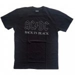 AC/DC Back In Black Juodi Unisex mar&scaron;kinėliai S